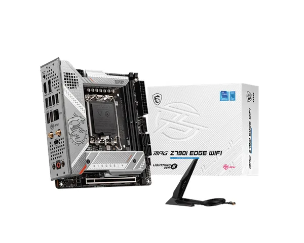 MSI MPG Z790I EDGE WIFI Emolevy - Intel Z790 - Intel LGA1700-kanta - DDR5 RAM - Mini-ITX