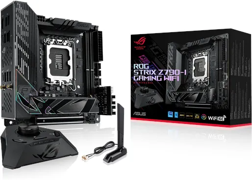 ASUS ROG STRIX Z790-I GAMING WIFI Emolevy - Intel Z790 - Intel LGA1700-kanta - DDR5 RAM - Mini-ITX