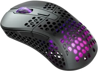 Xtrfy M4 Wireless RGB Gaming Mouse - Musta - Pelihiiri - Optinen - 6 painiketta - Musta RGB-valoilla